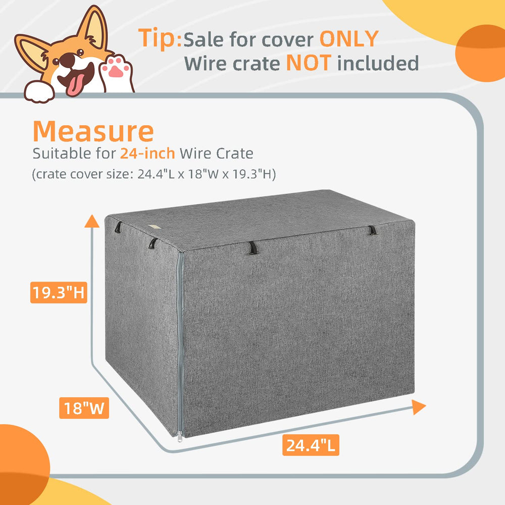 Seiyierr dog crate cover side-door access supports easy entry and ventilation.