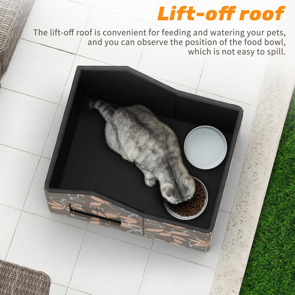 SELBATON outdoor cat house grounding plugs stabilizing shelter against wind