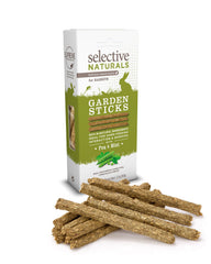 Selective Naturals Garden Sticks for rabbits; hand-feeding friendly, natural vegetable snacks
