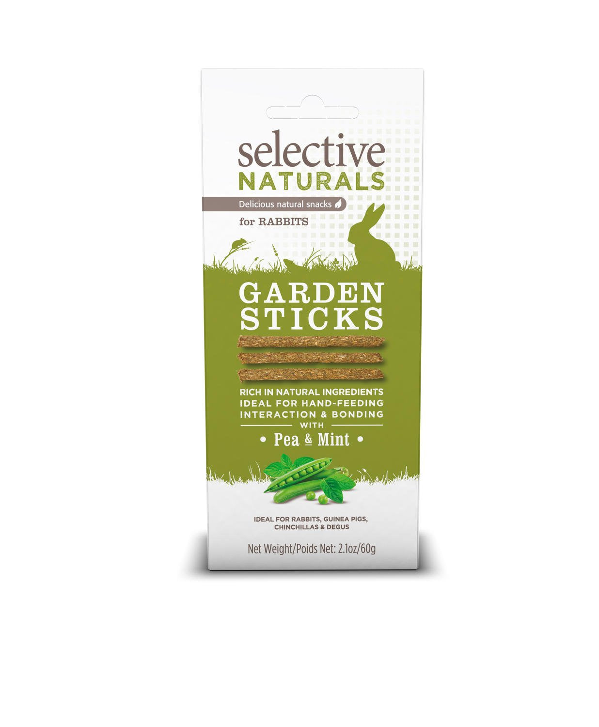 Selective Naturals Garden Sticks in a four-pack for small herbivores