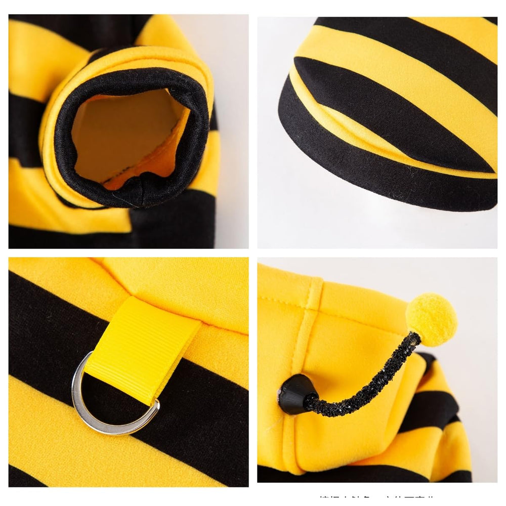 Selena Cat Bee Hoodie comes in Medium for a comfortable fit.