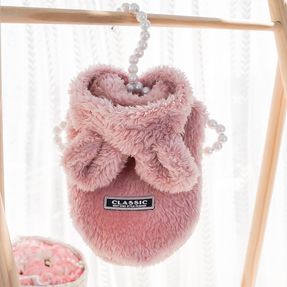 Selena cozy pet apparel in pink for small pets.
