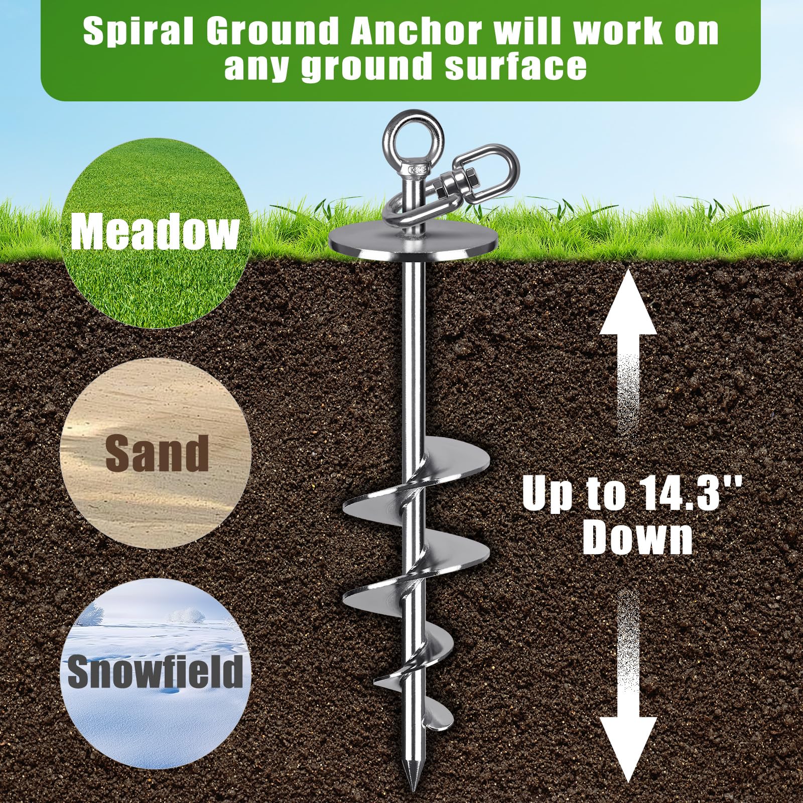 SELEWARE torsion bar installation image highlights easy screw-in setup