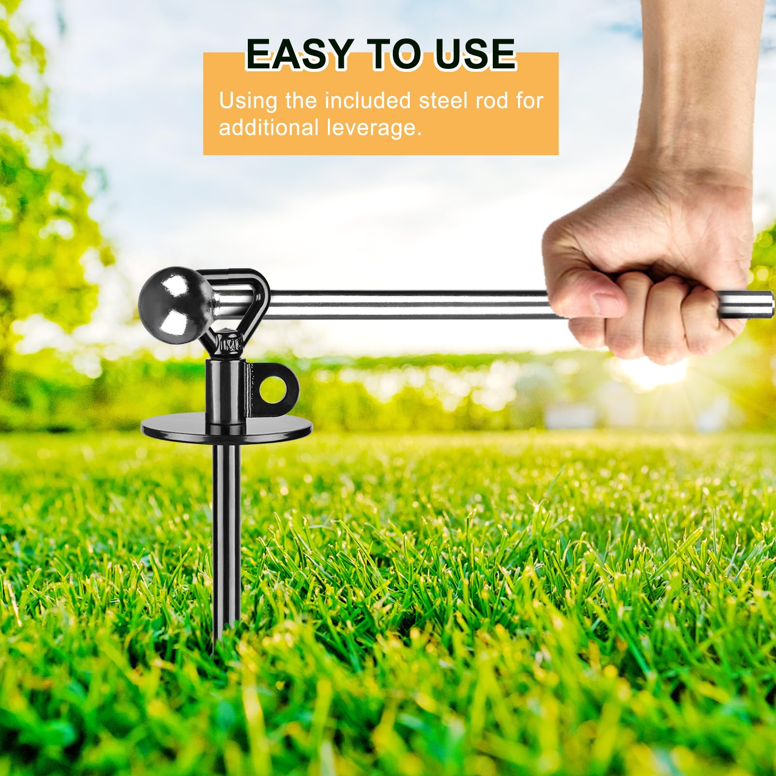 SELEWARE twist rod included for easy installation and fast setup