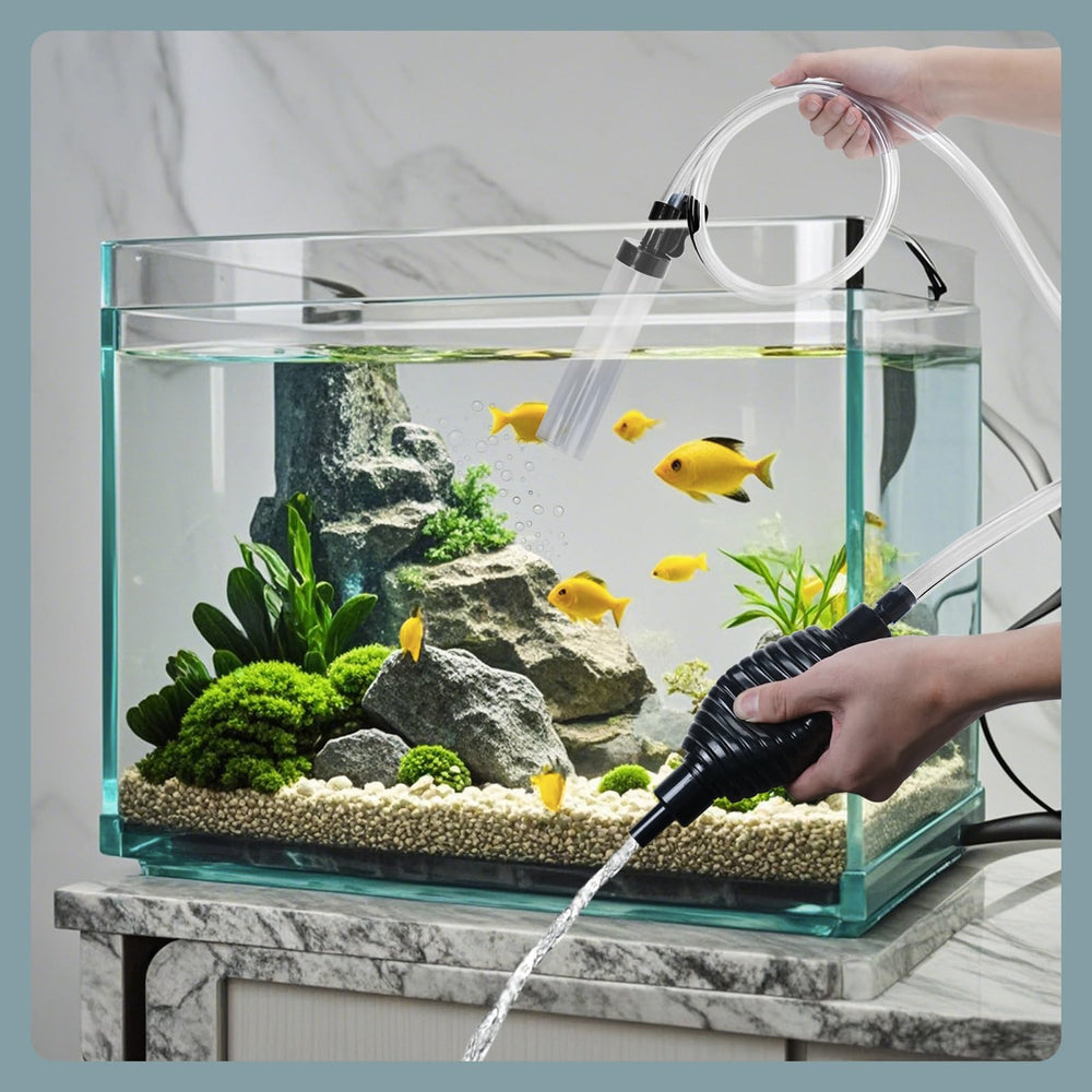 Seltomer detachable filter screen keeps gravel from fish