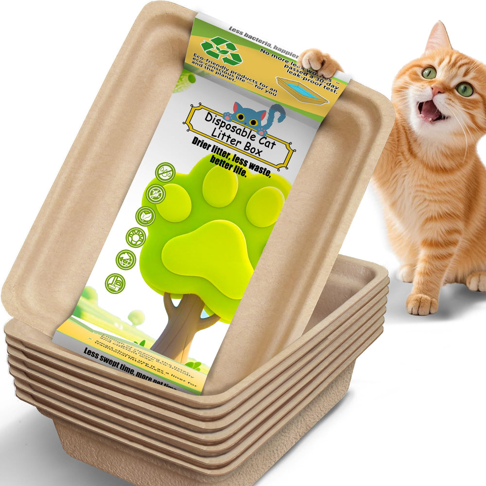 SEMEDOYO disposable large litter box pack ready for travel
