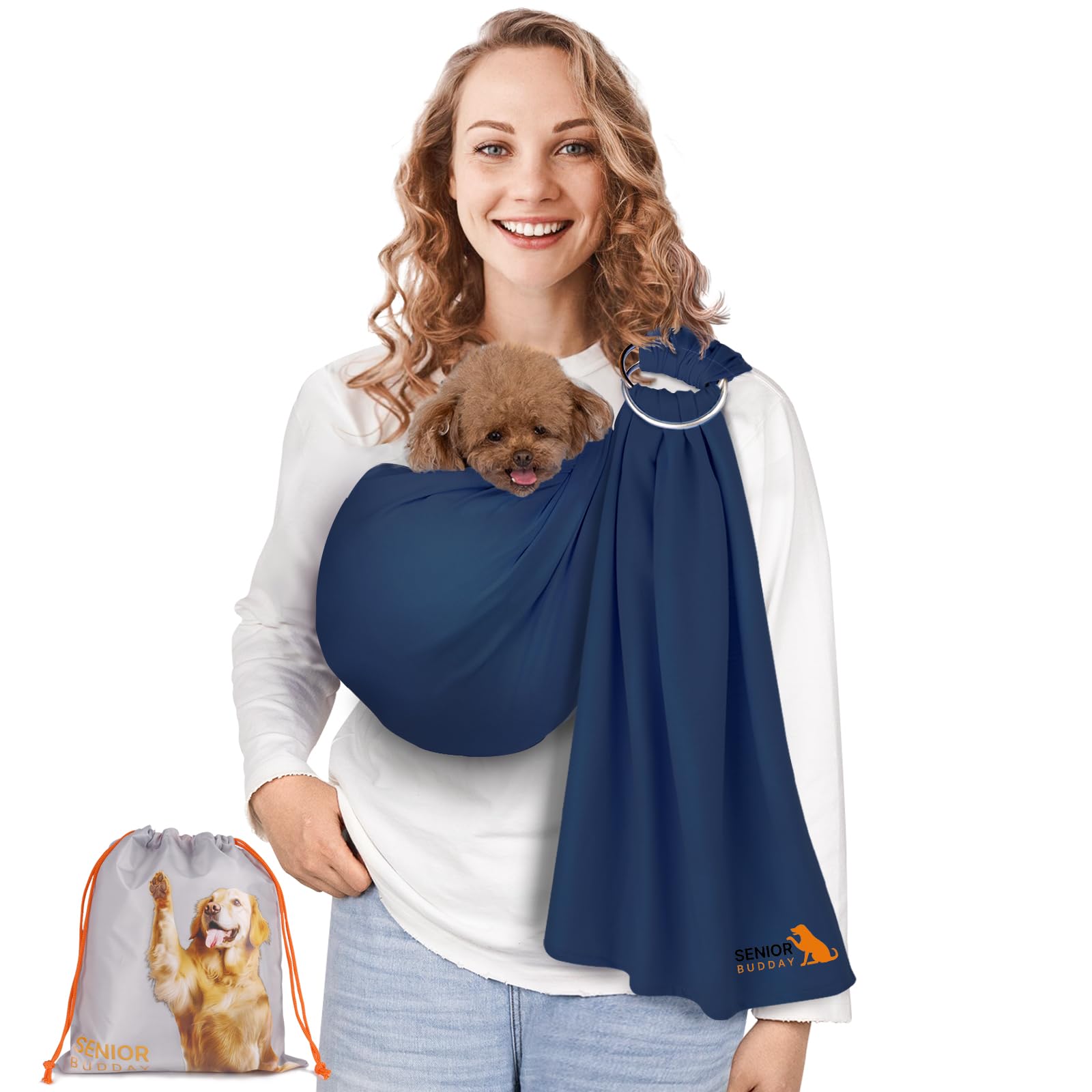 SENIOR BUDDAY secure and cozy front sling for small pets