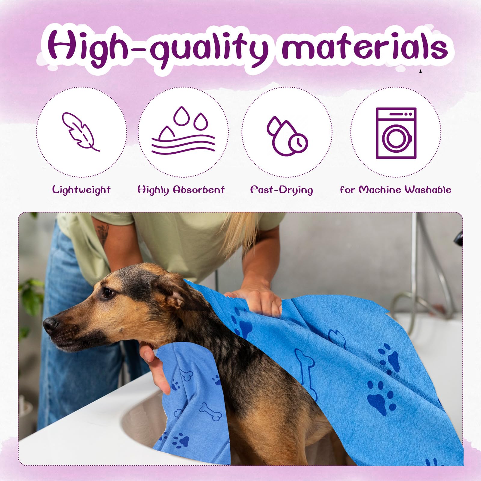 Senonapo towels for clinics and grooming centers support efficient pet care.