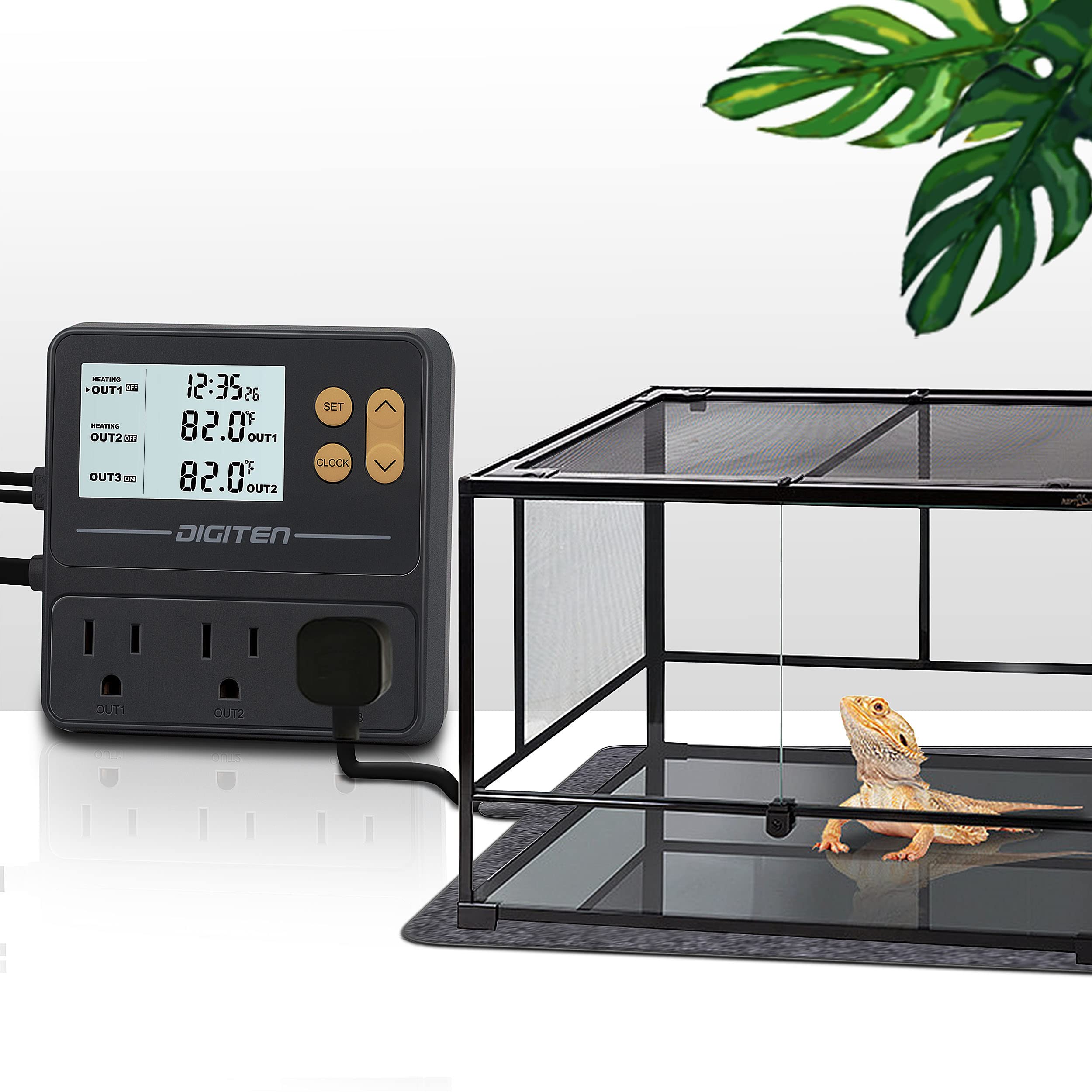 Supports heating and cooling devices for flexible habitat control