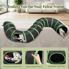 Sentoo collapsible tunnel with three setup options for secure play.