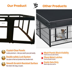 SENTORYY scratch-resistant panels endure playful paws for lasting indoor use