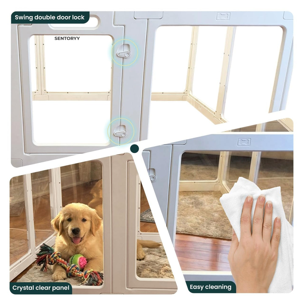 SENTORYY easy-clean panels simplify quick maintenance after play sessions