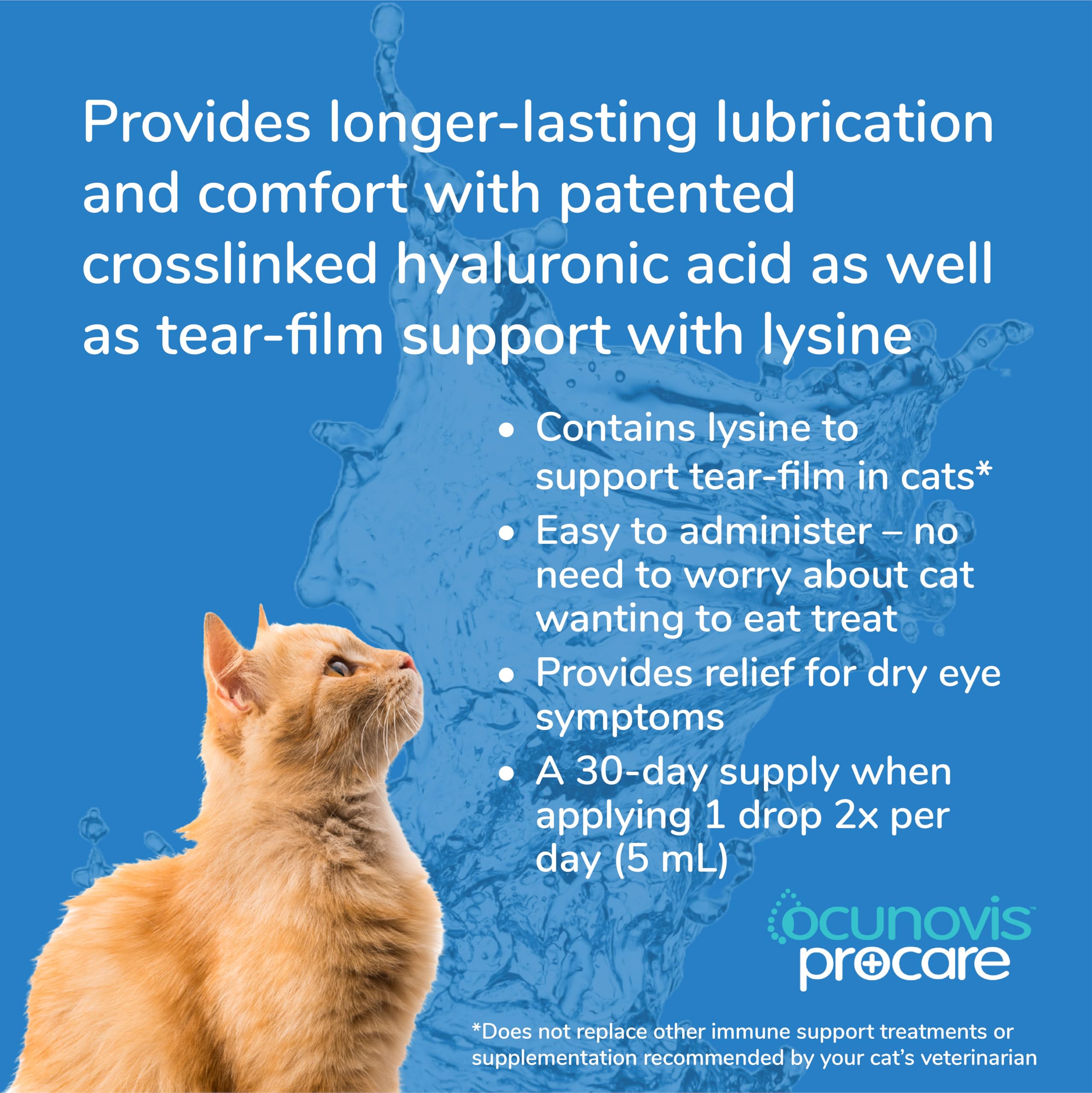 Sentrx Ocunovis ProCare dropper tip enables precise application.