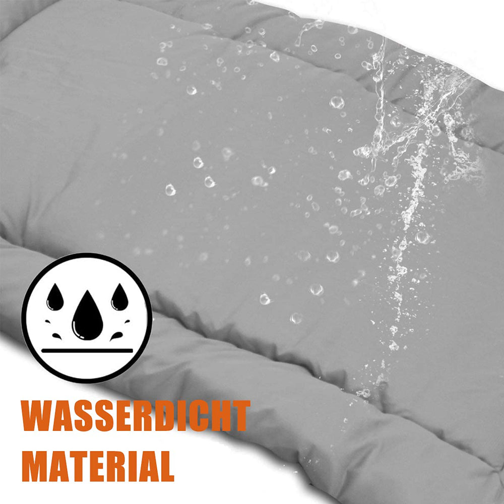 Senzkon bed with waterproof cover for quick cleanup after outdoor use.