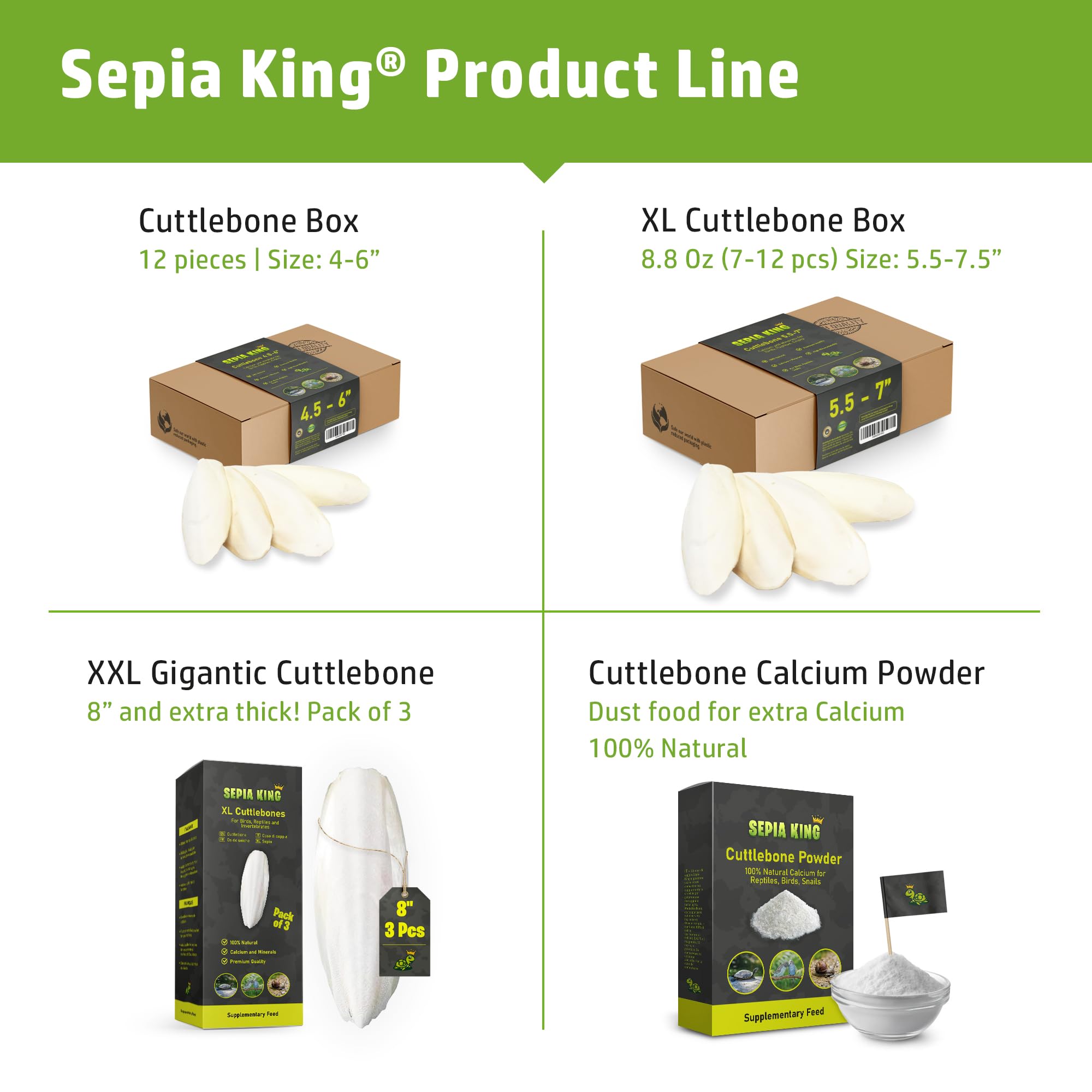 Sepia King floating cuttlebone for aquariums supports aquatic pets.