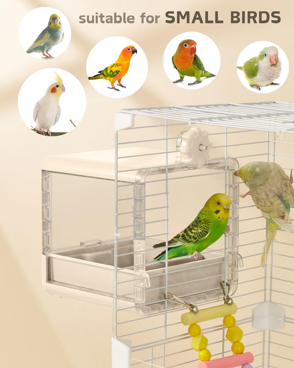 Septillar clear-visibility-bath features a transparent body for easy monitoring.