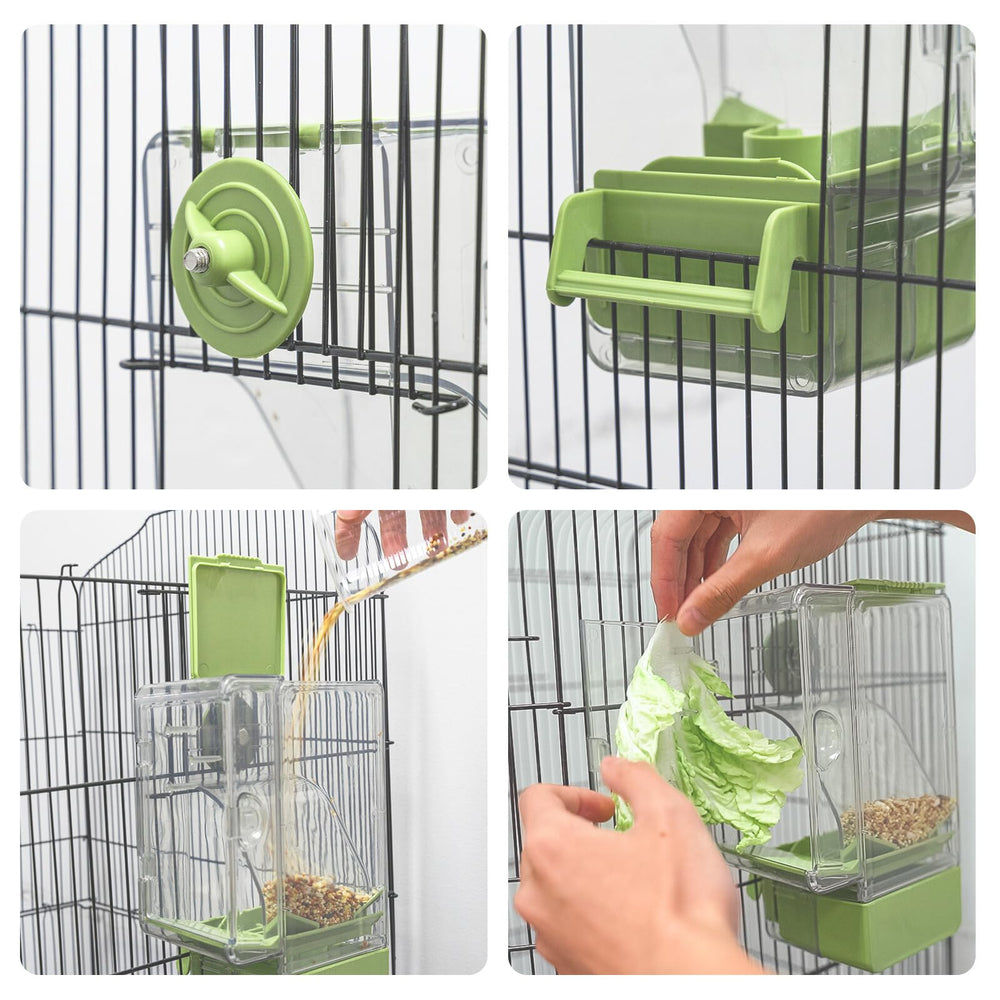 Septillar multi-use mount for fruit and vegetables enables varied treats.