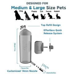 Septillar water bottle top refill demonstrates quick, tool-free setup