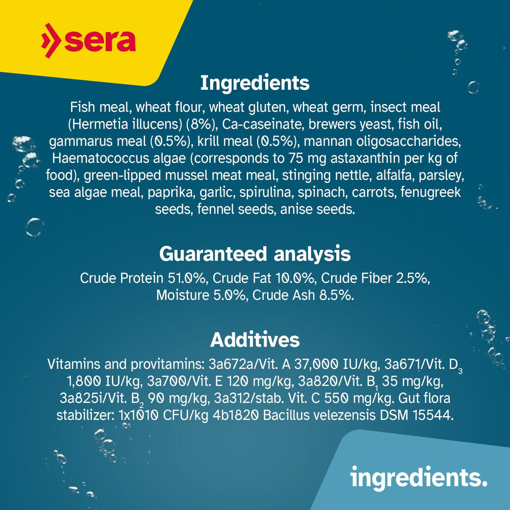 Granules with astaxanthin promote vivid natural coloration in Discus.