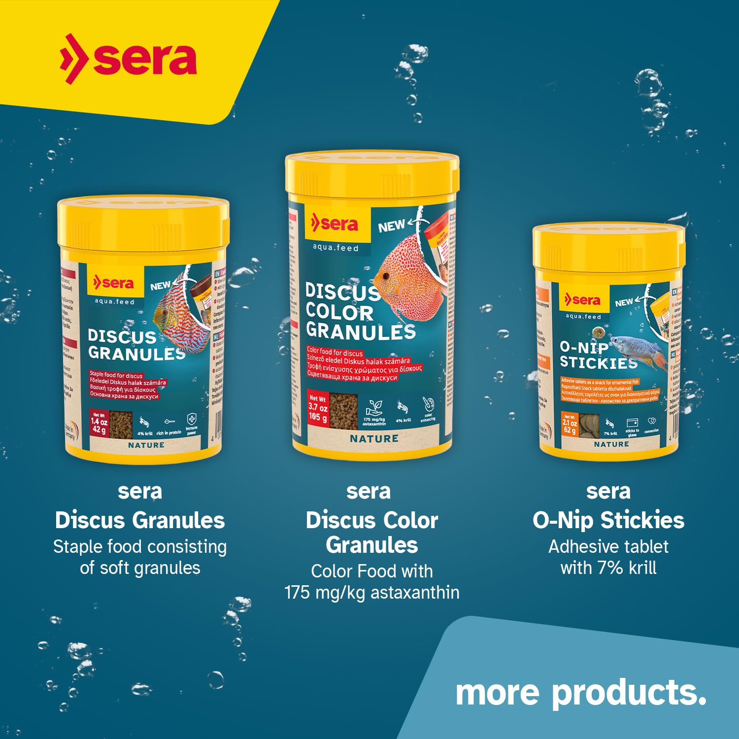 Close-up of granules suggesting support for intestinal flora and nutrient absorption.