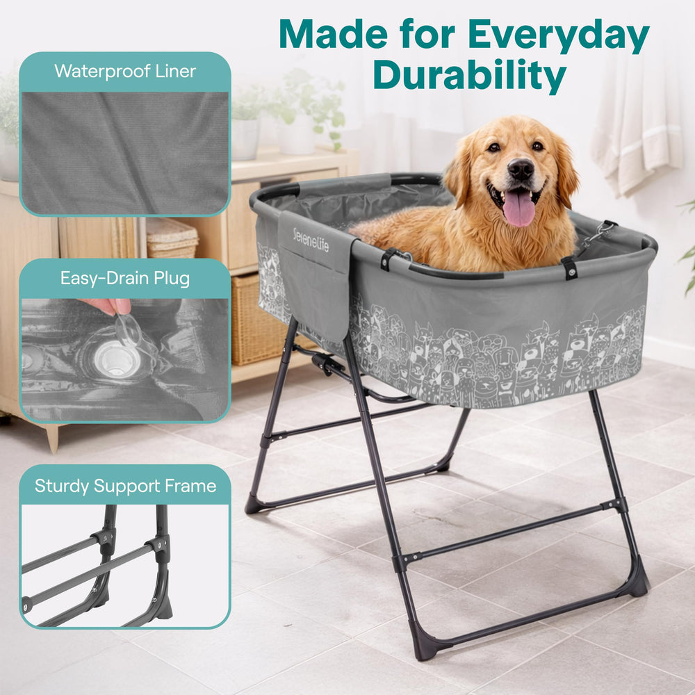 SereneLife leash restraint keeps pets safely in place during baths