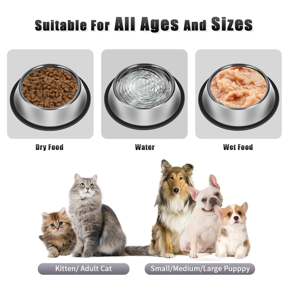 Serentive multi-pet feeding set supports households with dogs and cats.