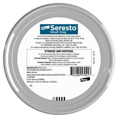 Seresto on a dog's neck, easy-to-use protection with months of coverage.