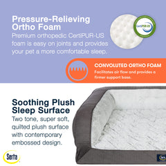 Foam-core close-up indicating joint-friendly ergonomic support