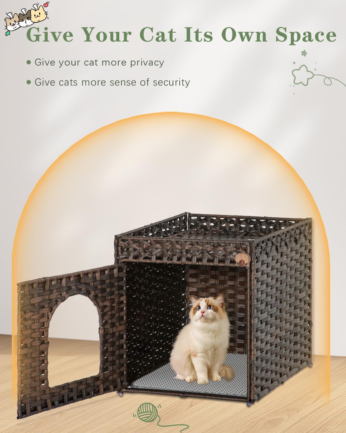 SETVSON living room setup shows elegant, functional cat furniture