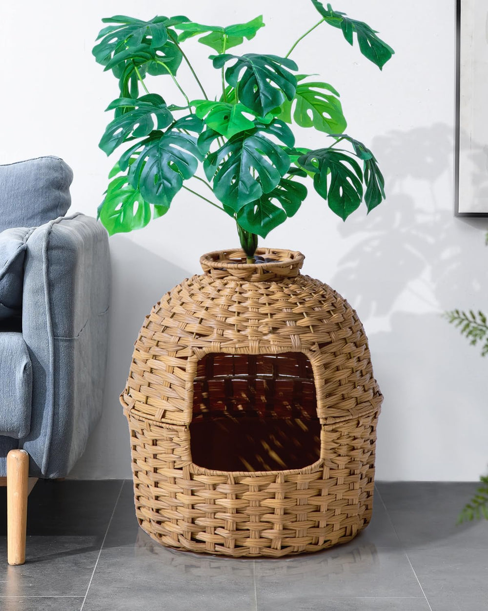 SETVSON planter-litter-box with odor-filter keeps living spaces fresher.