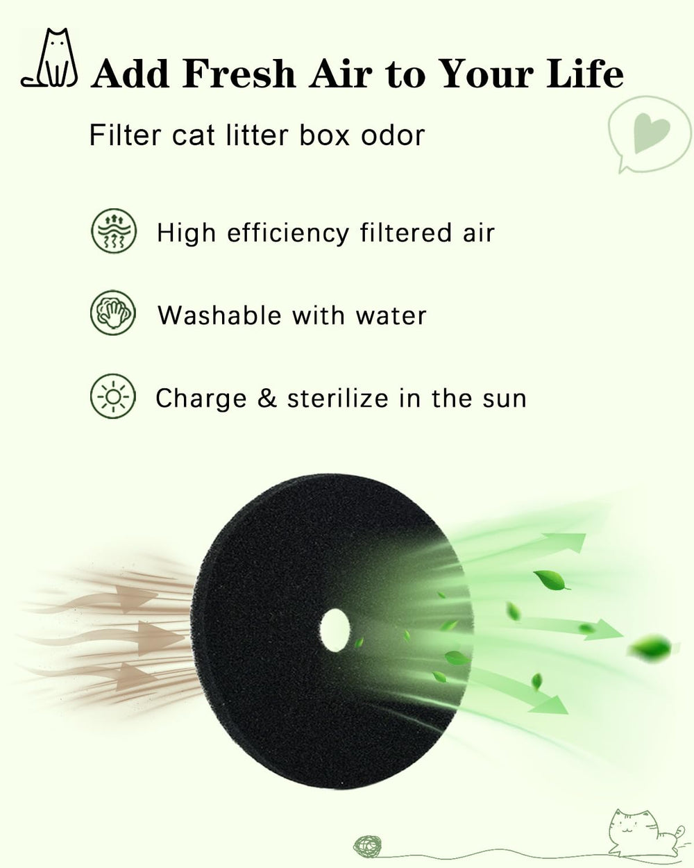 SETVSON roomy 20x20x39 cm litter box supports comfortable cat use.