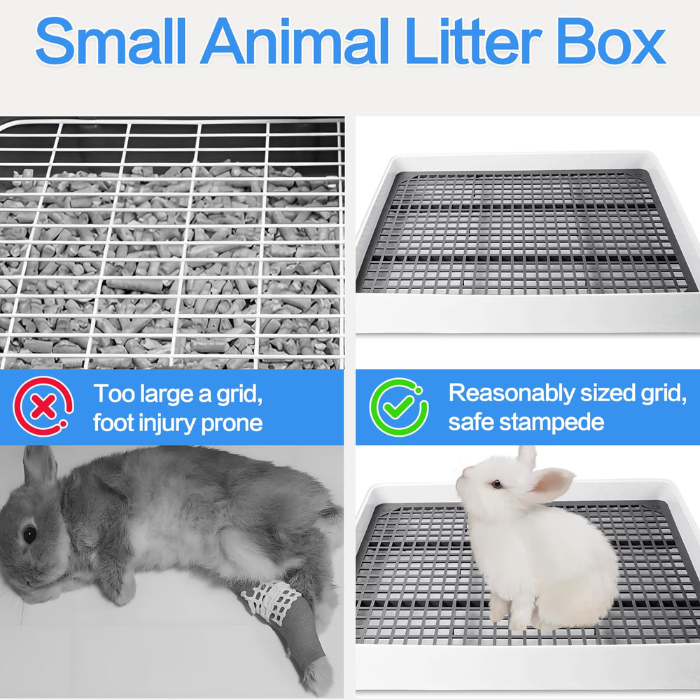 Seuqhck rabbit litter box dimensions 14.5 by 11.6 inches for planning