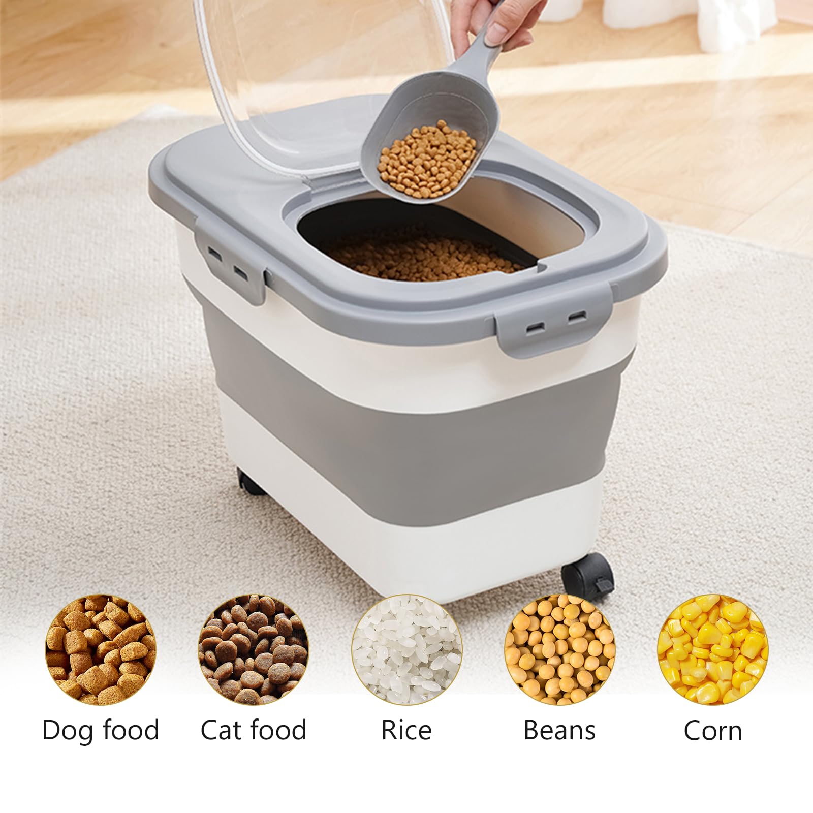 SEWIU 1 cup scoop included for portion control