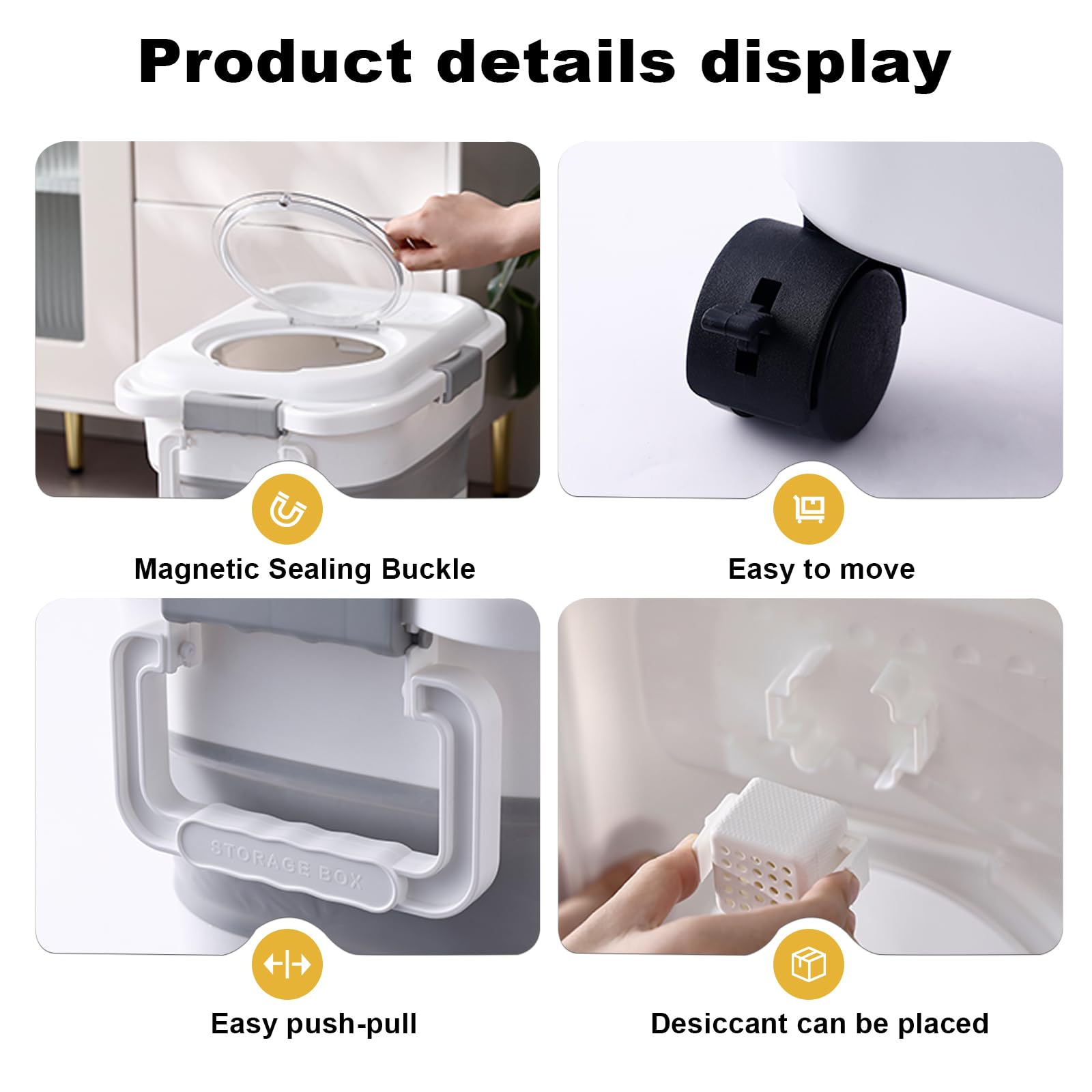 SEWIU 1 cup scoop included for simple portion control.