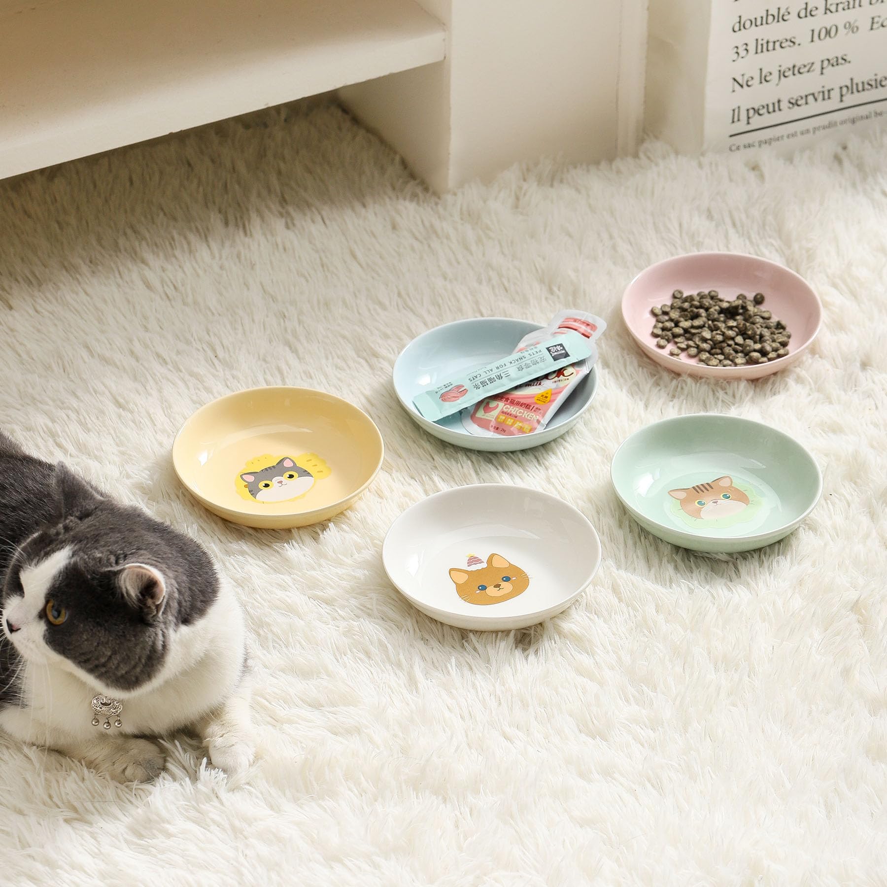 Seyatoo easy-clean, stackable bowls simplify storage and cleanup.