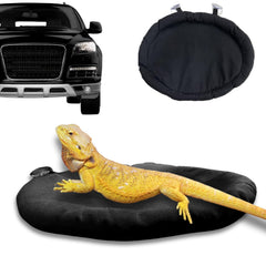 SEZDEKI bearded dragon bed with suction cups for secure car travel.
