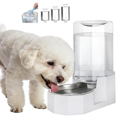 Sfozstra 6L dog water dispenser in full shot showing capacity and size.
