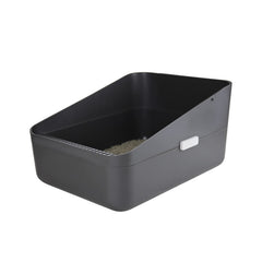 Sfozstra Cats Litter Box Low open design for easy access and airflow