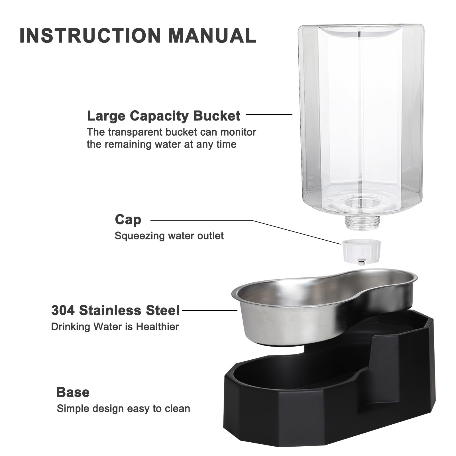 Sfozstra easy-clean split design enables thorough disassembly for hygiene.