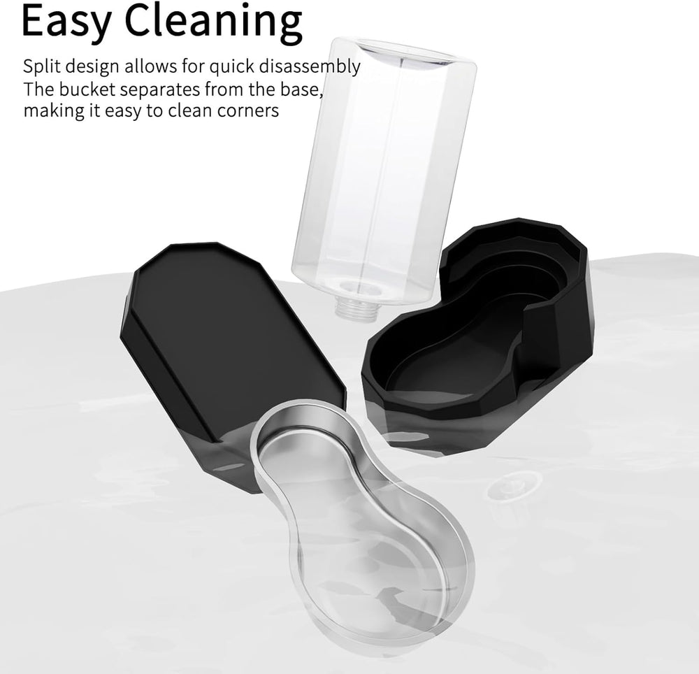Sfozstra stainless steel bowl resists rust for clean drinking.