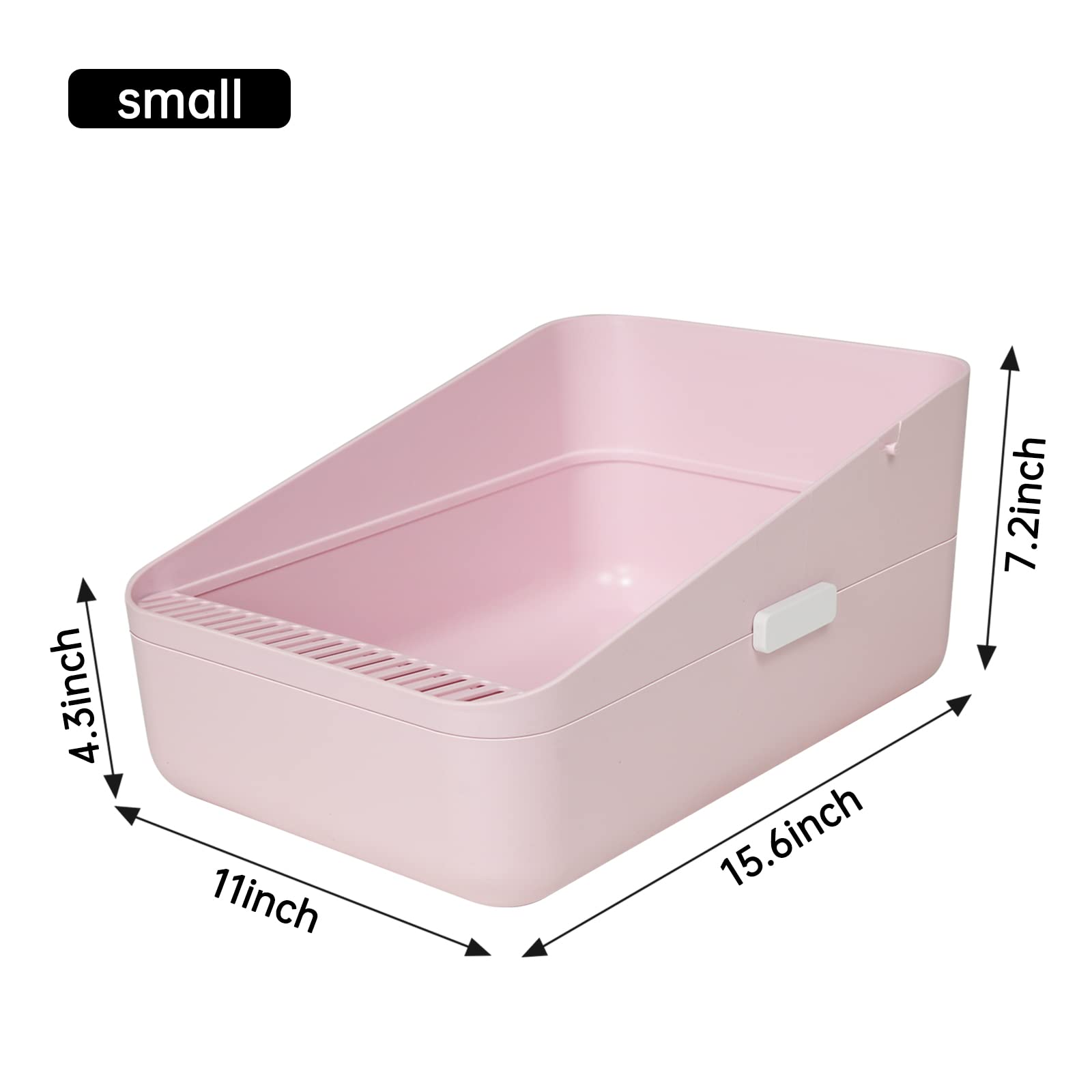 Sfozstra raised enclosure contains litter and prevents leaks effectively.