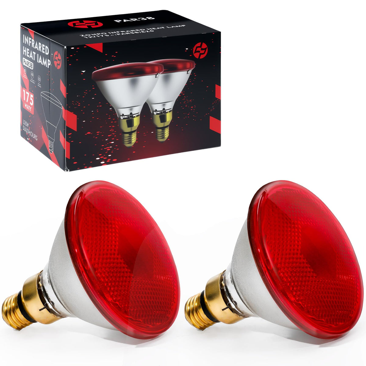SFYJZJUUS 175W infrared heat lamp provides brooders and chick warmth.