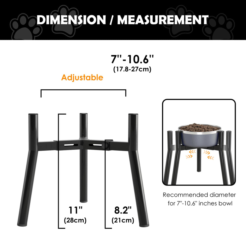 SHAINFUN durable metal base provides a stable stand.