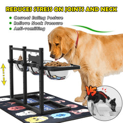 SHAINFUN slow feeder bowl helps slow eating for healthier mealtimes.