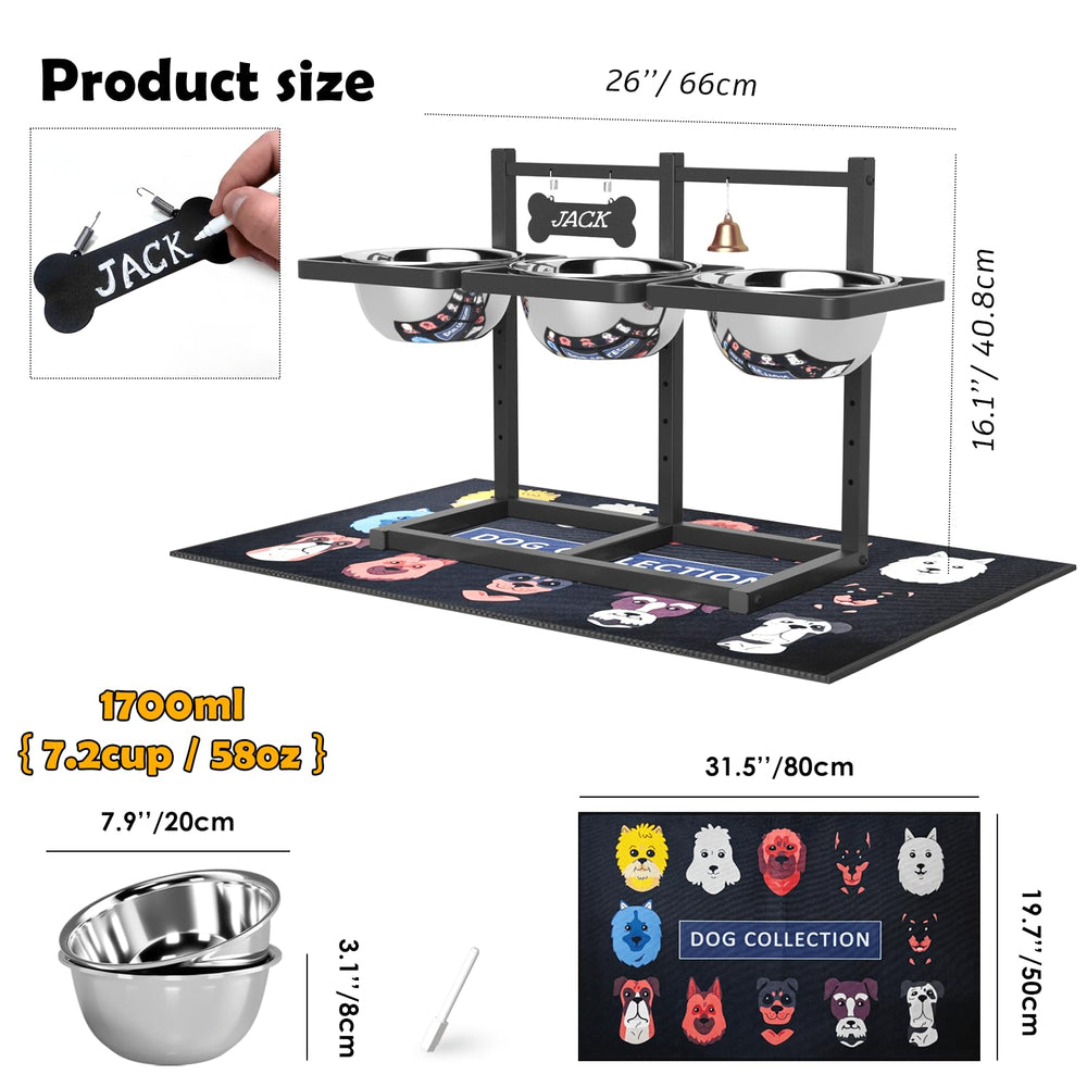 SHAINFUN splash mat keeps the feeding area clean and dry