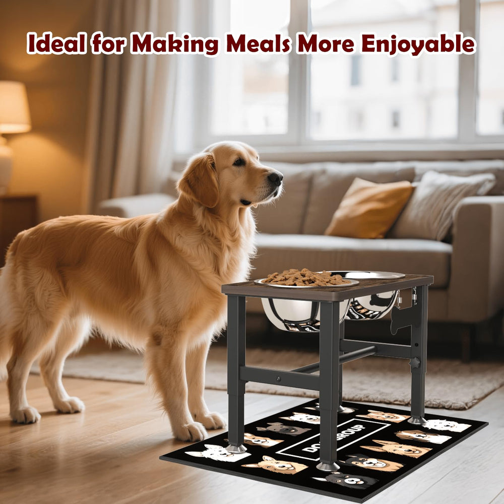SHAINFUN stable rust-free stand resists tipping during meals