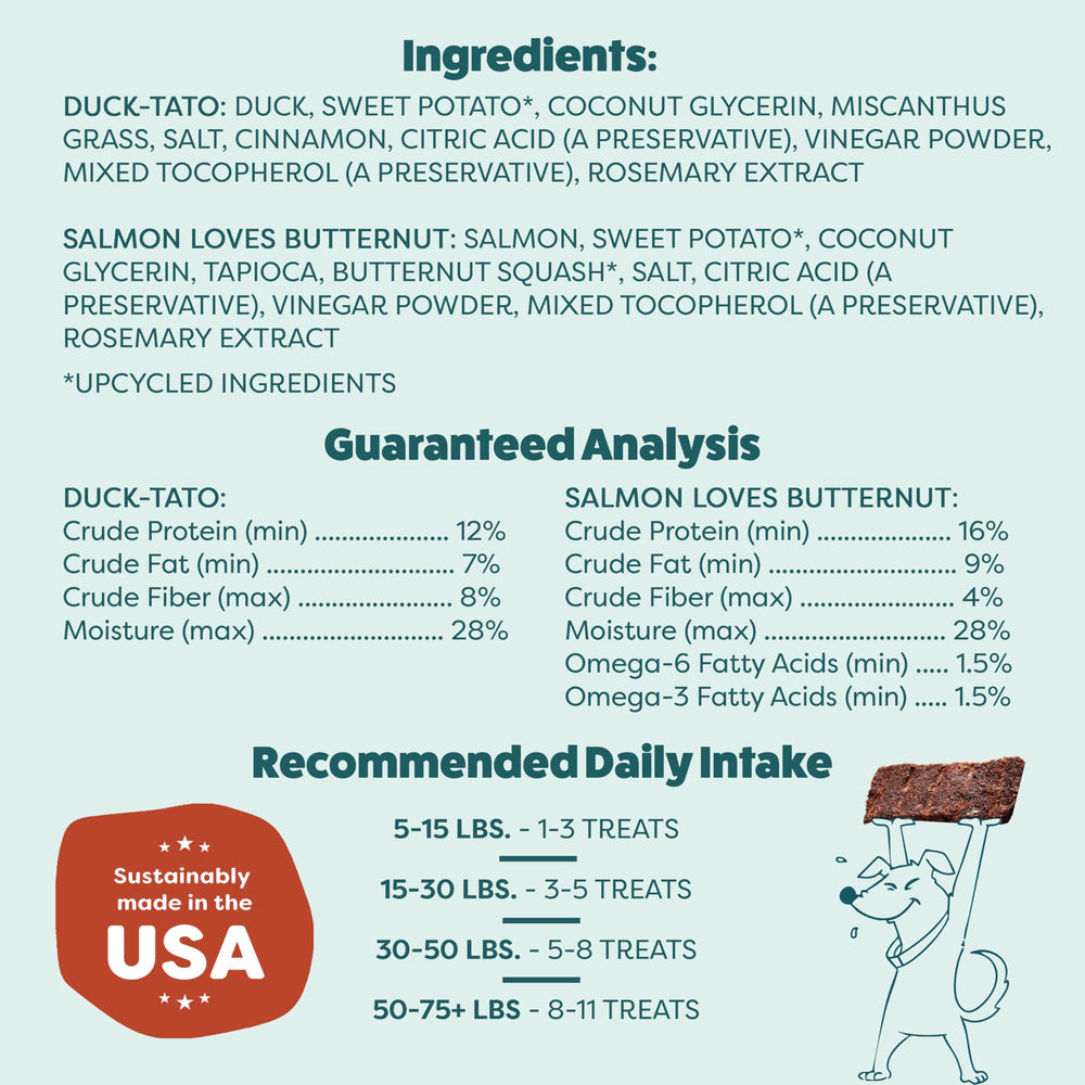 Shameless Pets Salmon Loves Butternut bag omega-rich snack