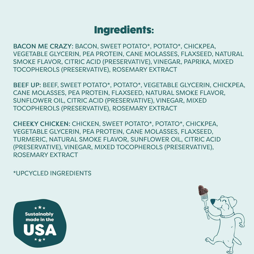 Shameless Pets Meaty Tenders suitable for dogs of all sizes.