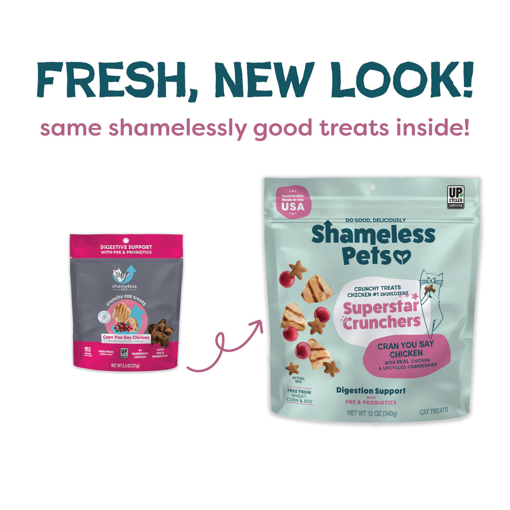 Shameless Pets real chicken first ingredient highlights natural flavor and quality