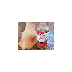 Shapley's Medi-Care Med Shampoo being lathered onto coat during grooming